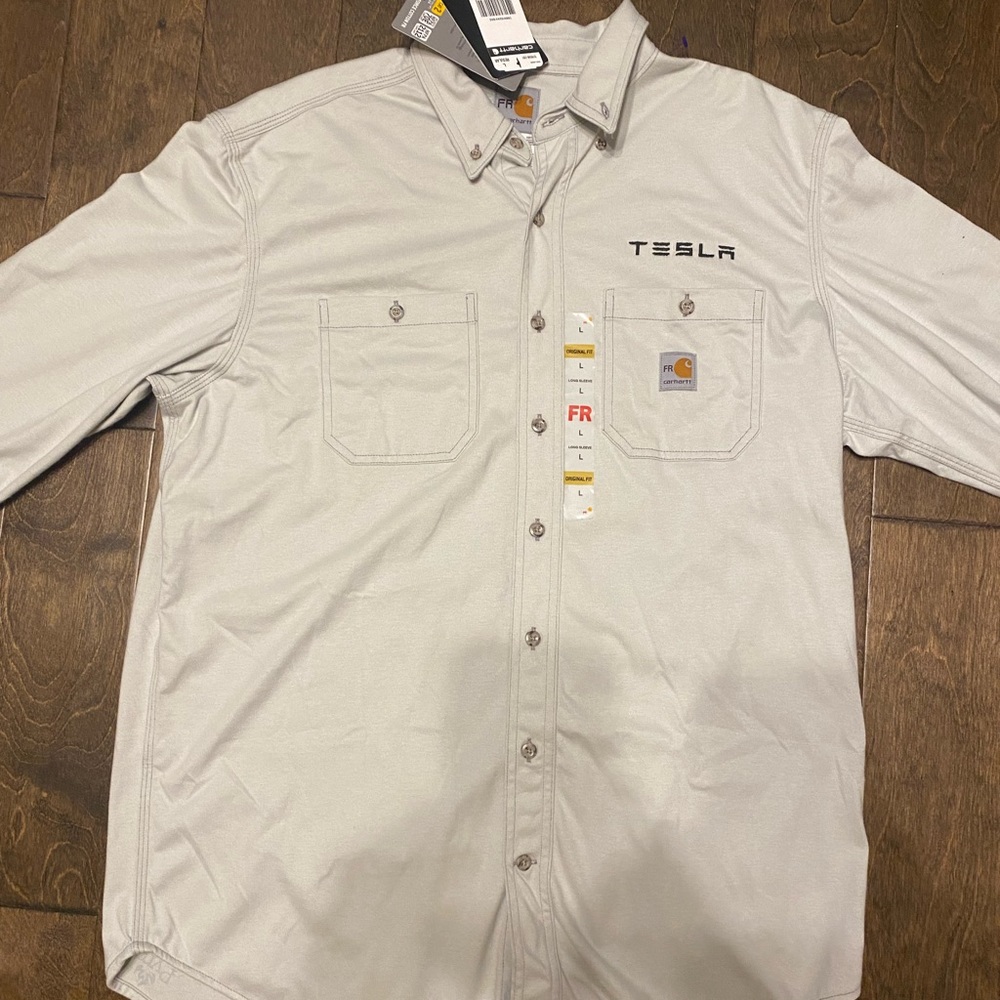 Tesla Carhartt Shirt